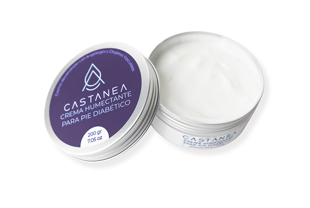 Crema humectante para pies secos y agrietados